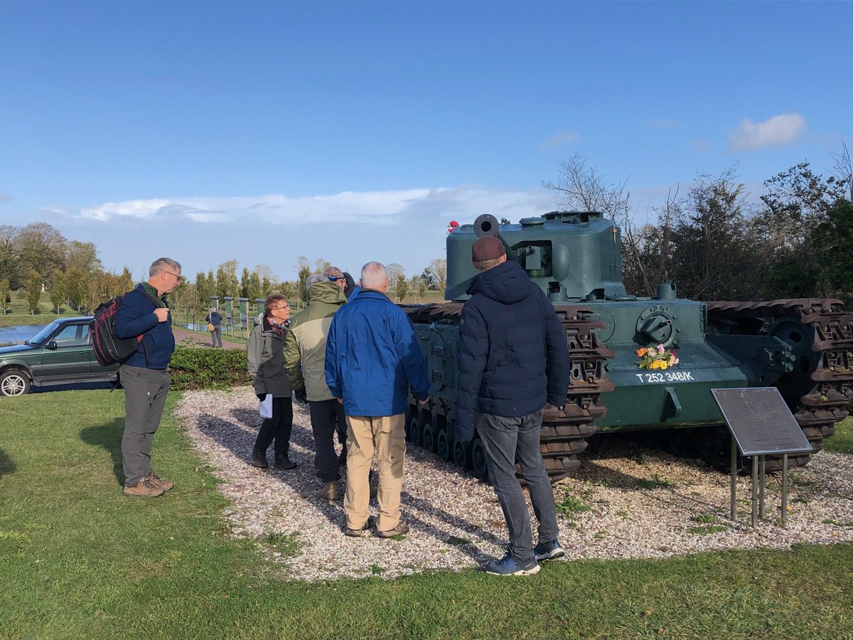 SimonSfb22's tweet photo. Just finished a great few days running the @GuildofBG recce to Normandy. 3 days and no beaches. Op EPSOM, GOODWOOD, TOTALISE and BLUECOAT. Thanks to all who helped. https://t.co/eUfqWBqs5j