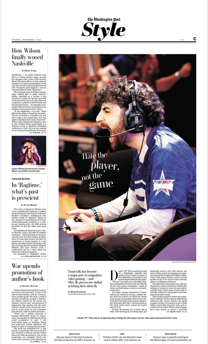 Herb Scribner (@herbscribner) on Twitter photo Pick up todayโs Washington Post if you want to read my story on the <a href="/NBA2KLeague/">NBA 2K League</a>. A little preview for yโall >> Pick up todayโs Washington Post if you want to read my story on the <a href="/NBA2KLeague/">NBA 2K League</a>. A little preview for yโall >>