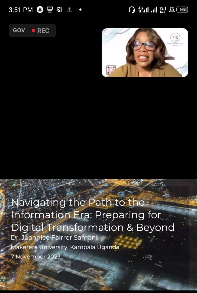 In her presentation, Dr <a href="/jeannice/">@jeannice</a> indicated a need for a paramount change in the knowledge transfer process and noted that this is an initiative, a call to the audience to redefine our role in the changes. She stressed that it's about embracing the path to the innovative era!