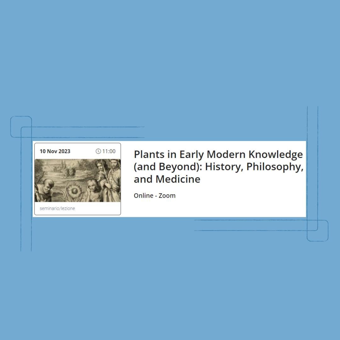 manipulatingfl1's tweet photo. 📢This Friday at 11.00 am
@paolopatch gives a seminar on Plant Intelligence🌱🌿🧠from Darwin to Today: Historical and Critical Remarks
email me for zoom link and access! #manipulatingflora #vegscilif #plantintelligence #histsci #histbio #lifescience #plantlife @SISS_Outreach https://t.co/UmpP571iq9