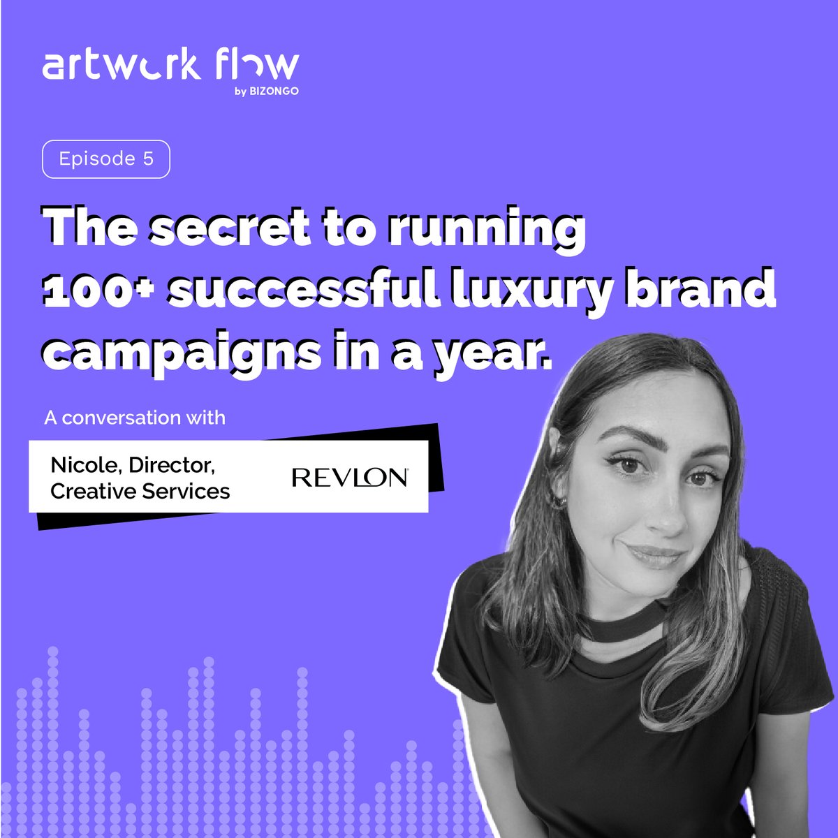 ArtworkFlowHQ's tweet image. Join us tomorrow for an exclusive podcast session, where we delve into the world of luxury brand and their luxurious campaigns with Nicole D&apos;Anna Long from Revlon. 

#podcast #creativeoperations #branding #campaign