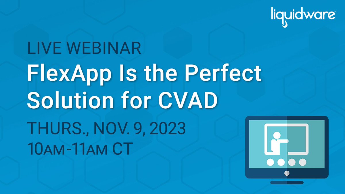 Liquidware's tweet photo. Don’t forget to register for our "FlexApp is the Perfect Solution for CVAD" webinar this Thursday! Register here: https://t.co/IdcRqWp6LE
#CitrixCVAD #CitrixReady #Partnership https://t.co/43gY984dGN