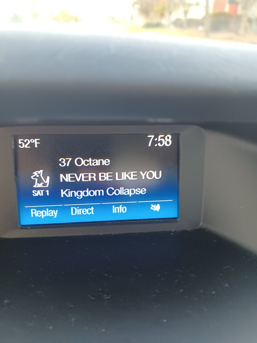 Yes!! Just what I needed to get my day started off right!! Thank you @CiBabs for the spin of #NeverBeLikeYou from @kingdomcollapse!! I love this one so much!! Please keep those spins coming!! This one deserves a spot on #BigUns!! 🖤🤘🔥 @SXMOctane #NewMusic #NewHardRock #Octane