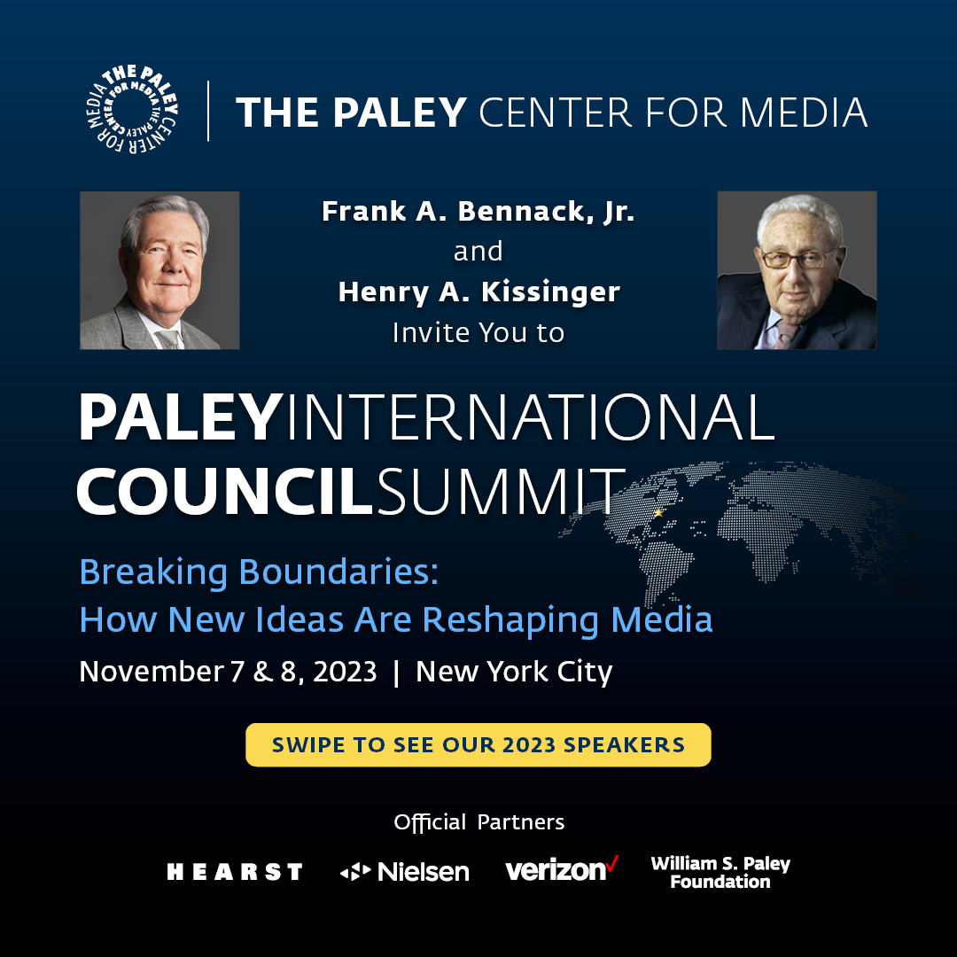 paleyMC's tweet photo. We are looking forward to The Paley International Council Summit 2023, “Breaking Boundaries: How New Ideas Are Reshaping Media” at The Paley Center for Media in New York starting shortly.
https://t.co/vmWF7Nb9v5 https://t.co/w6d6z5Hdkl