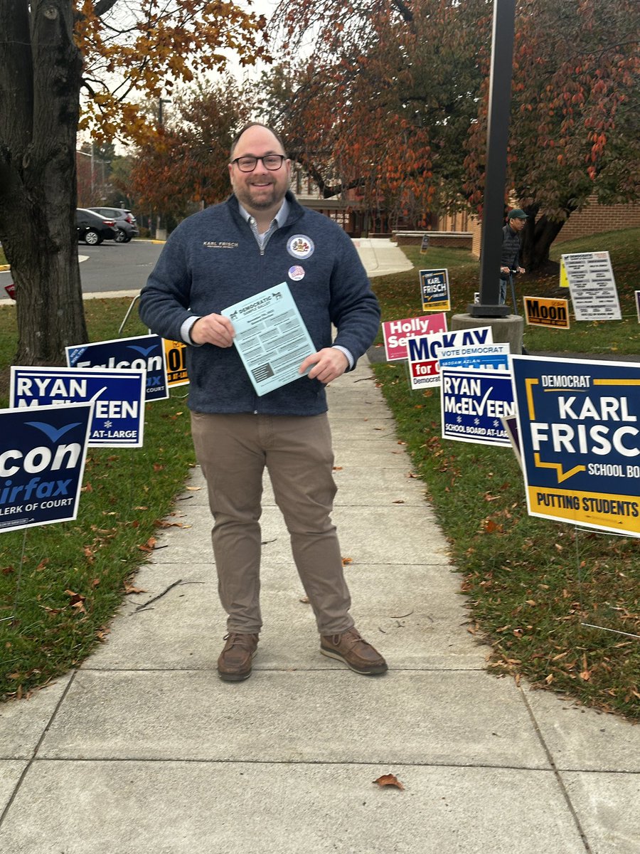 Get out and vote today! Find your voting location and Democratic sample ballot here: FairfaxVotes.org