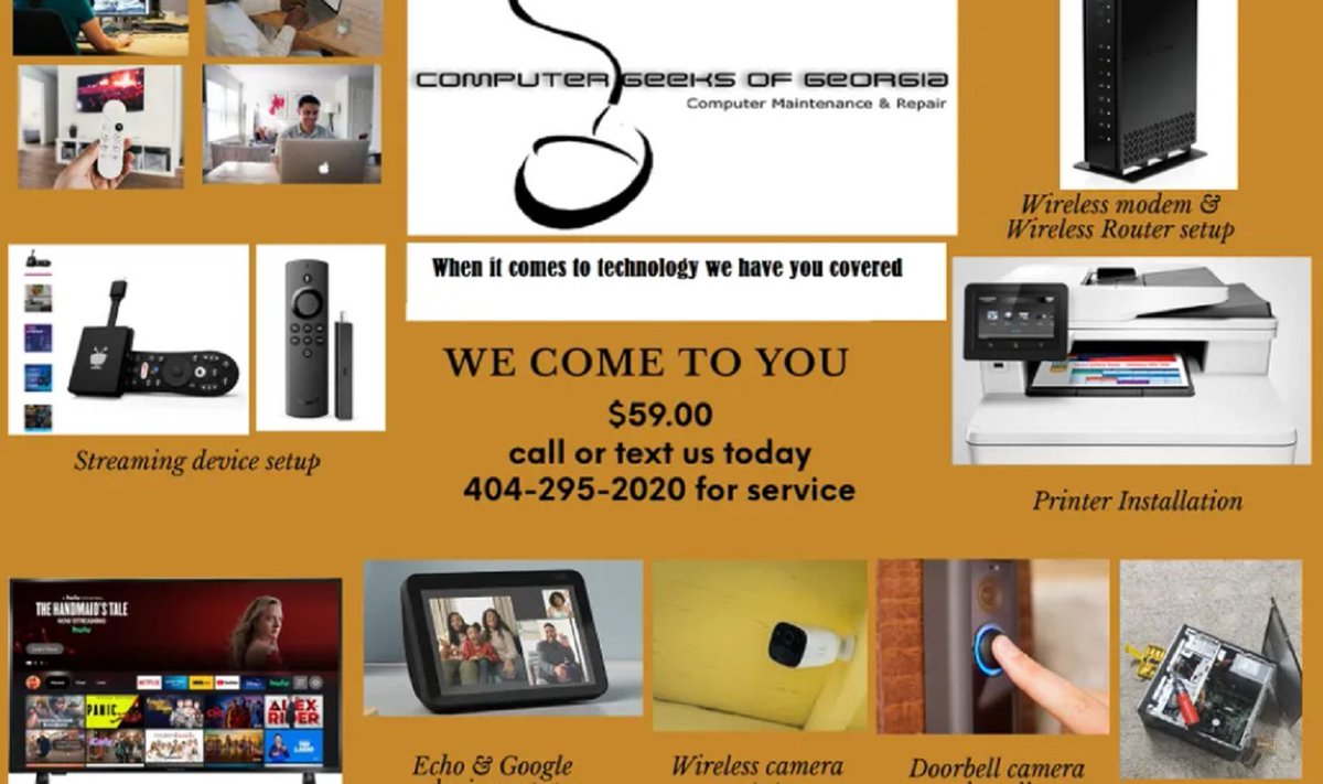GeorgiaPCTECH's tweet image. Don't break the bank! Get your computer repaired for only $59. Visit us at computergeeksofgeorgia.com and save big on quality repairs. #AffordableRepair #ComputerGeeks