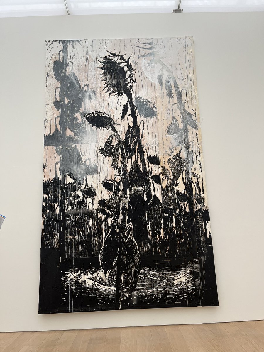 Biljana2707's tweet photo. #Voorlinden #Museums2023 #modernekunst #museumvoorlinden #hedendaagsekunst #Anselm #AnselmKiefer #Bilderstreit and #FullMoon #thegirlonthetrain #windowwithaview https://t.co/LIMjGodHoV