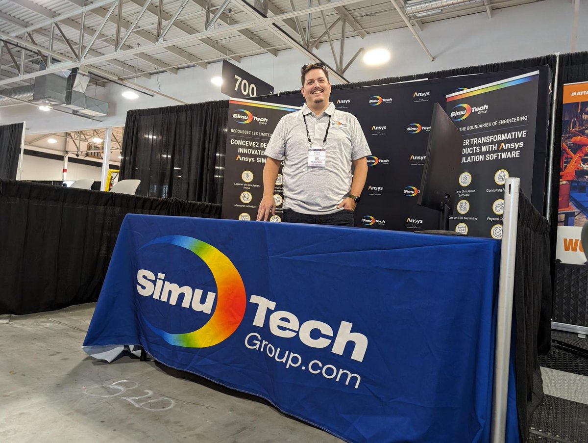 SimuTechGroup's tweet image. We're at ADM Toronto! The ADM Expo is the largest event for advanced design and manufacturing in Canada. Stop by & discover solutions for your business with our team. 🤝
#ADMToronto #simulationengineering #ansyssoftware #engineeringdesign #productdevelopment