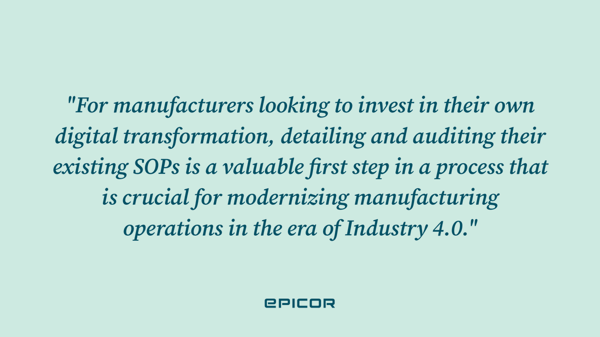 eFlexSystems's tweet photo. Learn more about the role of digital SOPs in today's manufacturing landscape in the blog below.  https://t.co/IQKLrrmIN0 https://t.co/D2yJDBq6xY