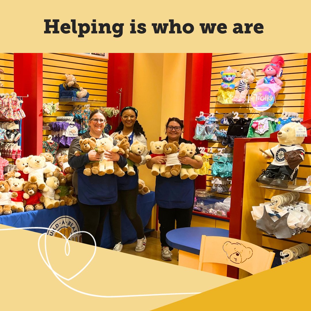 🧸By coming together and helping one another, we can achieve incredible things! Thank you to these members who assembled toy bears at the Build-A-Bear location in Seattle. The bears were donated to the Ronald McDonald House in Spokane. Thank you to everyone who participated.