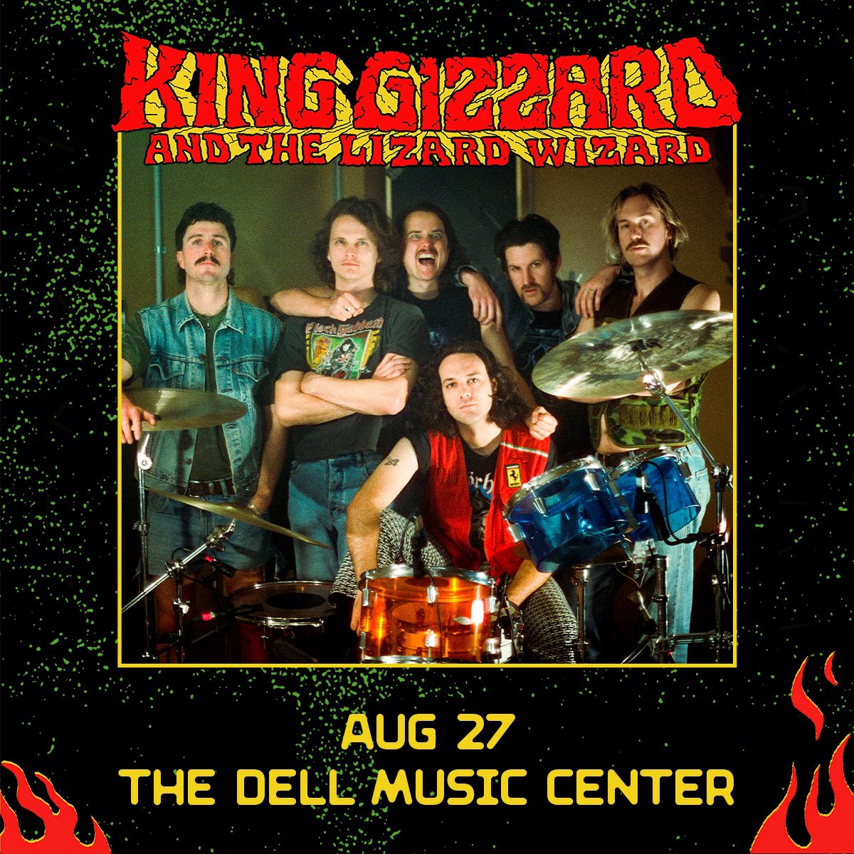 franklinmhall's tweet photo. 🦎 WELL, WELL, WELL! Would ya look at this: We’re thrilled to announce 2x Franklin Music Hall sellout show alums @kinggizzard have graduated up to the BIG STAGE BABY! 👨‍🎓 Catch them live at @DellMusicCenter on August 27th. Public on sale this Friday at noon. ALL HAIL THE KINGS! 👑 https://t.co/Zo2qxqyzk9