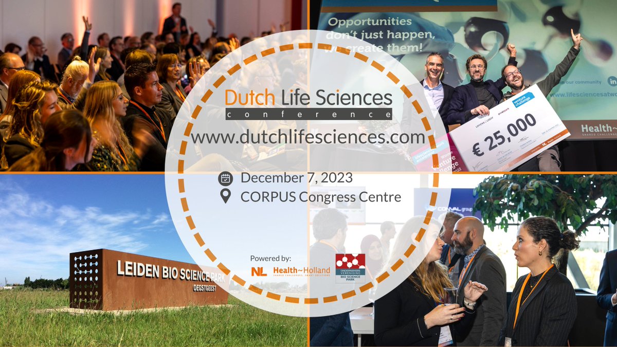 The Dutch Life Sciences conference takes place on December 7 2023 <a href="/CORPUS/">CORPUS</a>. Register now for the foremost life sciences business network event in the Netherlands. Where collaborations build an innovative life sciences landscape for startups and scaleups. dutchlifesciences.com