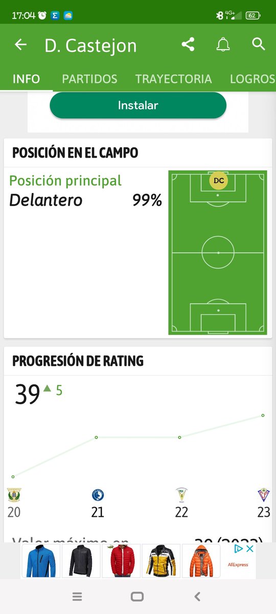 No es por nada, pero <a href="/castedavid18/">Caste</a> nos tiene engañados, juega de todos, vamos de todo-campista que se llamaba antiguamente. En el 11 ideal de centrocampista, y en la página de BeSoccer, delantero 99%....
<a href="/CPVillarrobledo/">Don Octavio CP Villarrobledo 🐺❤️💙</a> <a href="/yeber10/">B.C.C</a> <a href="/Fran0616/">Fran Minaya</a> <a href="/JocelynKola/">Jojo</a> 
<a href="/seta19781/">Seta1978</a> <a href="/sergioaracil/">Sergio Aracil</a>