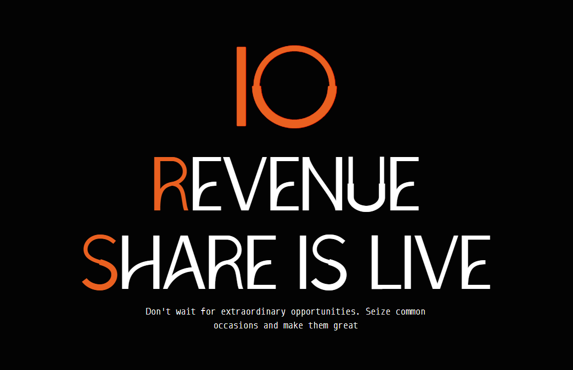 _IO_ETH_IO's tweet image. $IO Revenue Share is LIVE.

Claim here: iocoineth.com