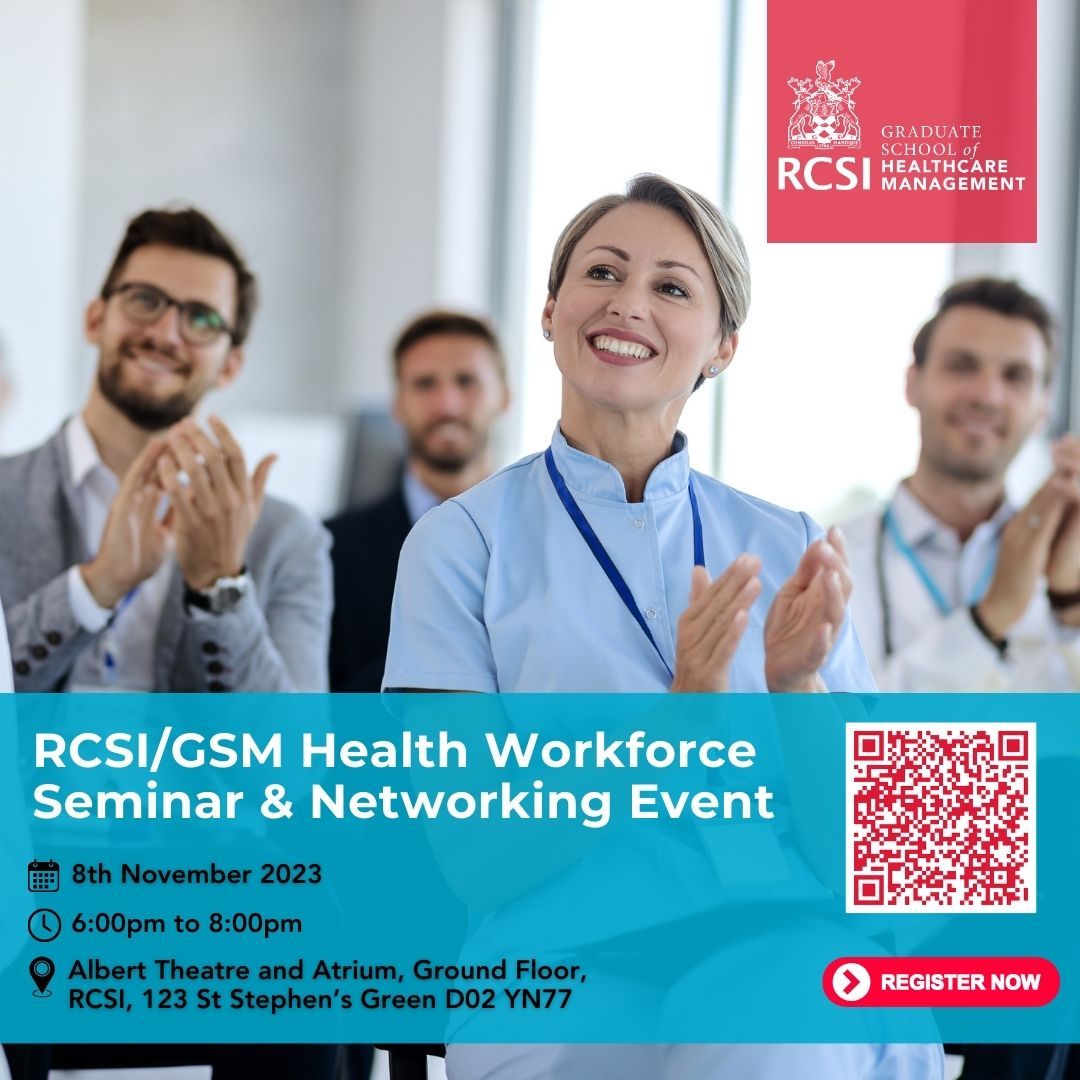 Reminder alert - our Health Workforce event takes place tomorrow! Don't miss the chance to connect with industry experts, learn key insights and discuss the current healthcare workforce challenges happening around Europe. Register here: eventbrite.ie/e/rcsigsm-heal… #RCSIcollaborate
