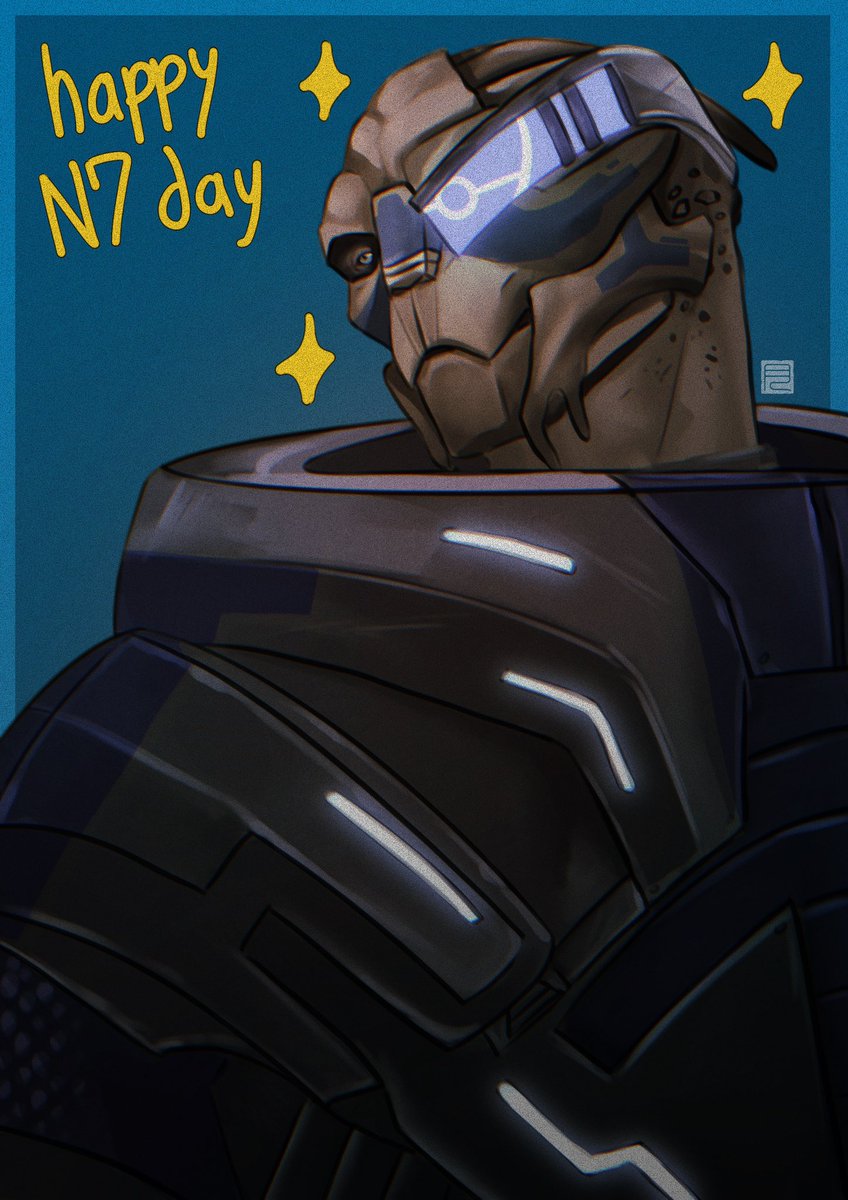To the best games ever… #MassEffect #N7Day #fanart #garrus #procreate #art