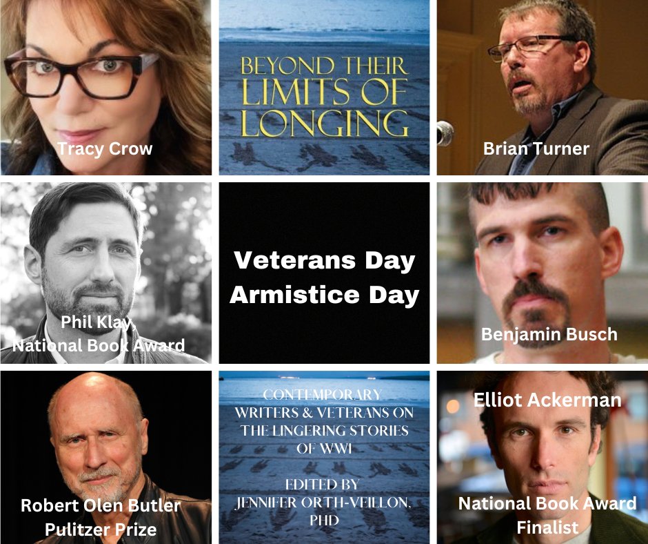 orthveillon's tweet photo. Countdown to #VeteransDay2023 with 6 amazing Beyond Their Limits of Longing vet contributors! @tracycrow1 @turners_lens @PhilKlay @elliotackerman #BenjaminBusch #RobertOlenButler #WWI #VeteransDay @TheWWImuseum @I_W_M @MemorialVerdun @DoughboyFound
See https://t.co/LPz4Cr1Osq https://t.co/fHoC9iDDmb
