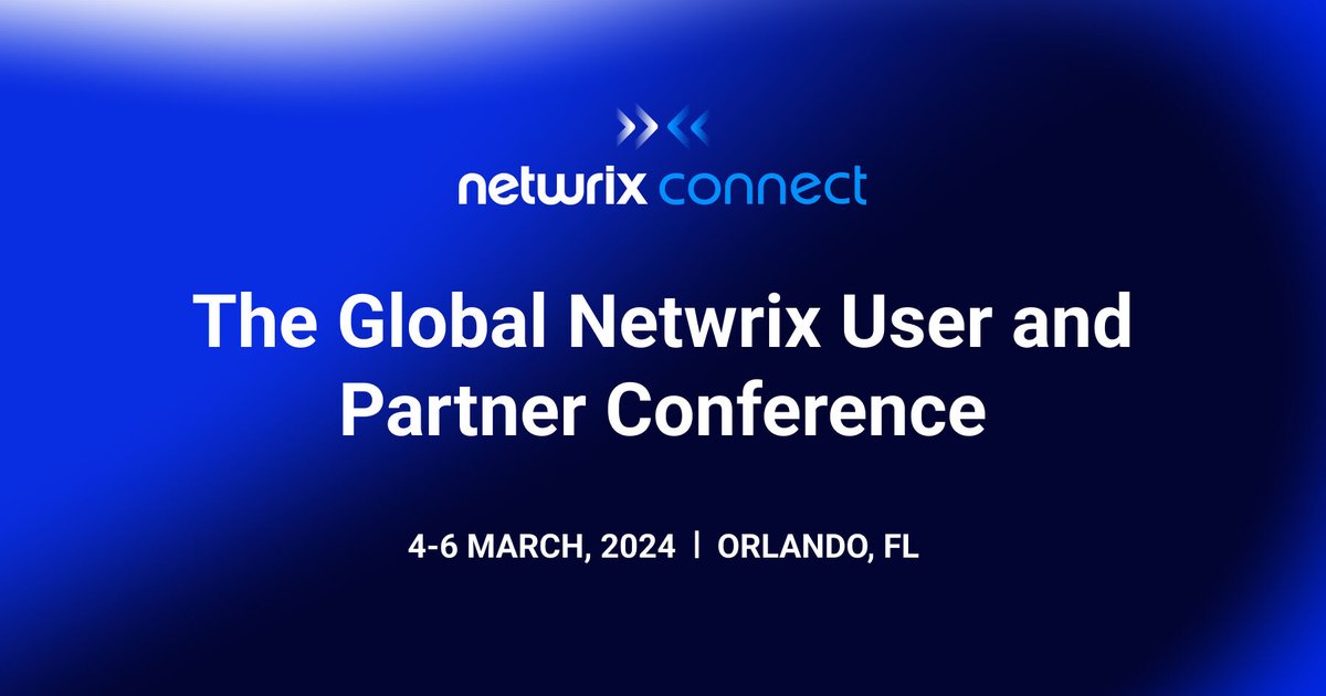 Netwrix's tweet photo. Join us at Netwrix Connect 2024! 

🚀 Deep dives into Netwrix products
💬 Networking with peers, execs, and pros
🛠️ Shaping Netwrix's future with roadmap discussions
📚 Earning valuable CPE credits
🏆 Getting certified in our products

https://t.co/qPmggpTe11

#NetwrixConnect https://t.co/kxyYYV9Uqv