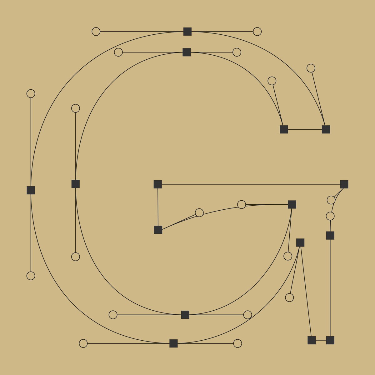 joaofellipeg's tweet image. Engenharia por trás da construção da letra G da marca apresentada e aprovada ontem. #TYPETUESDAY
