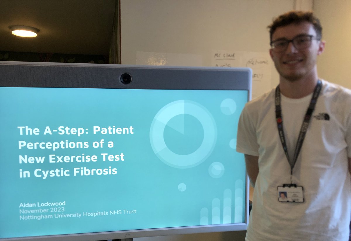 Aidan Lockwood did a project looking at the use of the A-Step with Cystic Fibrosis, specifically investigating patient perceptions of a new exercise test.