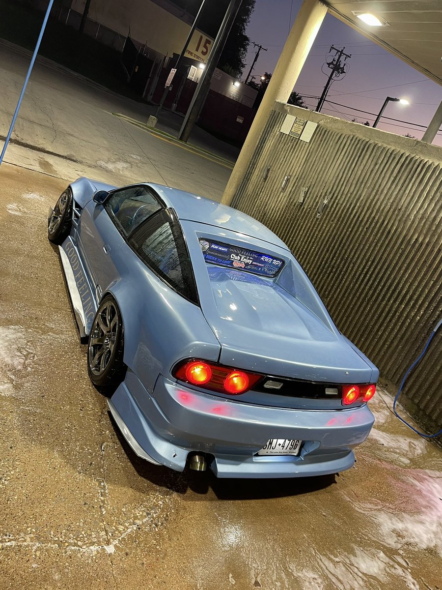 Patrician69's tweet photo. Took my s13 to the carwash last night. 
If you even care https://t.co/vwqyVasAur
