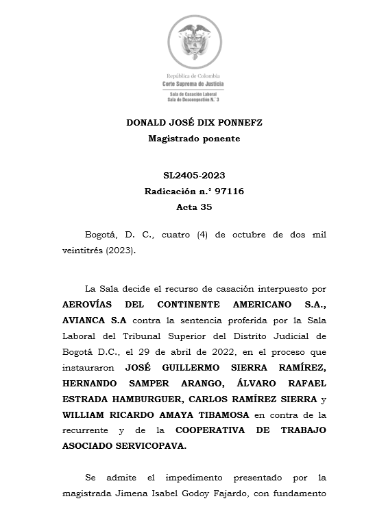 articulo20's tweet photo. SENTENCIA RECOMENDADA 🗣 

#Laboral

Uso fraudulento de las Cooperativas de Trabajo Asociado para disfrazar verdaderas relaciones subordinadas genera una ilegal intermediación laboral

SENT: SL2405-2023 | RAD: 97116 https://t.co/NwzbxbEe62