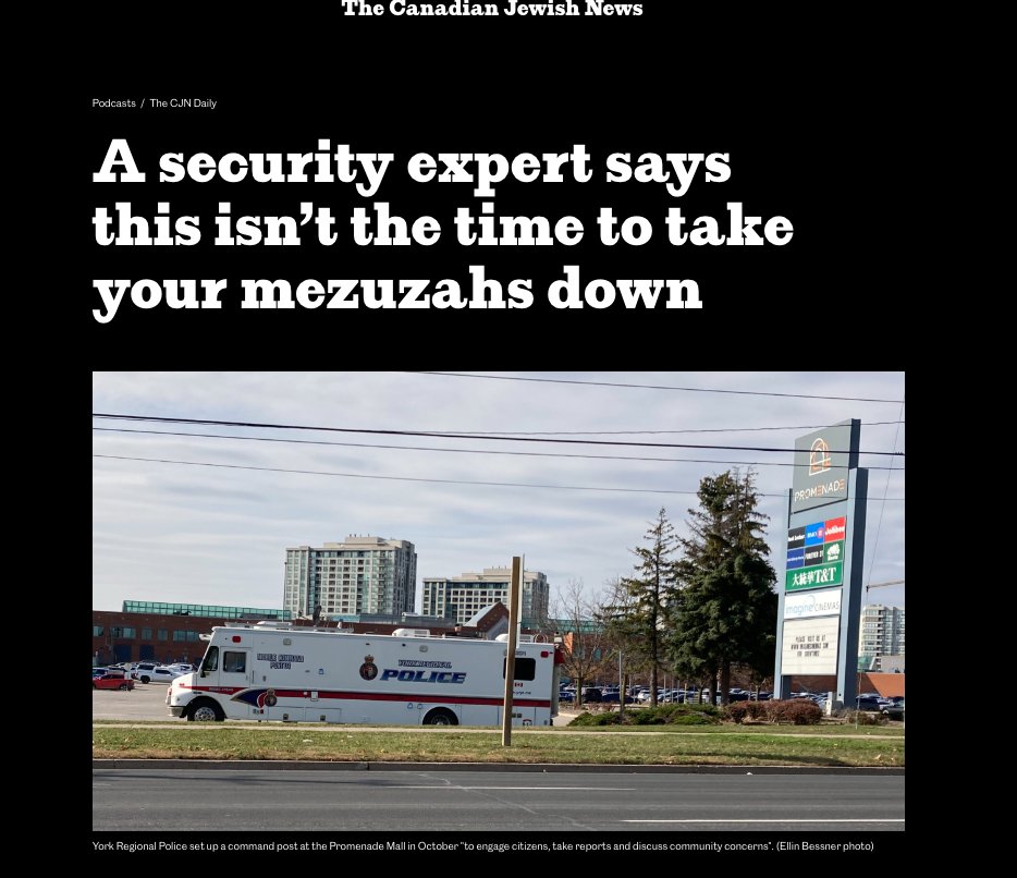 ebessner's tweet photo. Canada's police could be do more to help Jews feel safer, amidst scary jumps in reported antisemitic hate-crimes: security advisor to Canada's✡️community. So far 9 people have been charged since #Hamas terrorists attacked Israel. @TheCJN #canpoli https://t.co/0hyI2aCsA6 https://t.co/VzJVoLxceq