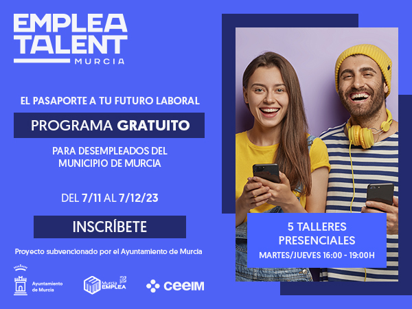 CEEI Murcia (@ceeimurcia) on Twitter photo <a href="/AytoMurcia/">Ayuntamiento de Murcia</a> <a href="/EstherCostaV/">Esther Costa</a> <a href="/Murcia_Emplea/">MurciaEmplea</a> 💡 Si te interesa pero tienes dudas todavía, te animamos a pasarte esta tarde a partir de las 16:00h por la Jornada de Presentación, para la que además contaremos con <a href="/MerBernabe/">Mercedes Bernabé</a>, concejal de #Empleo en el <a href="/AytoMurcia/">Ayuntamiento de Murcia</a> <a href="/AytoMurcia/">Ayuntamiento de Murcia</a> <a href="/EstherCostaV/">Esther Costa</a> <a href="/Murcia_Emplea/">MurciaEmplea</a> 💡 Si te interesa pero tienes dudas todavía, te animamos a pasarte esta tarde a partir de las 16:00h por la Jornada de Presentación, para la que además contaremos con <a href="/MerBernabe/">Mercedes Bernabé</a>, concejal de #Empleo en el <a href="/AytoMurcia/">Ayuntamiento de Murcia</a>