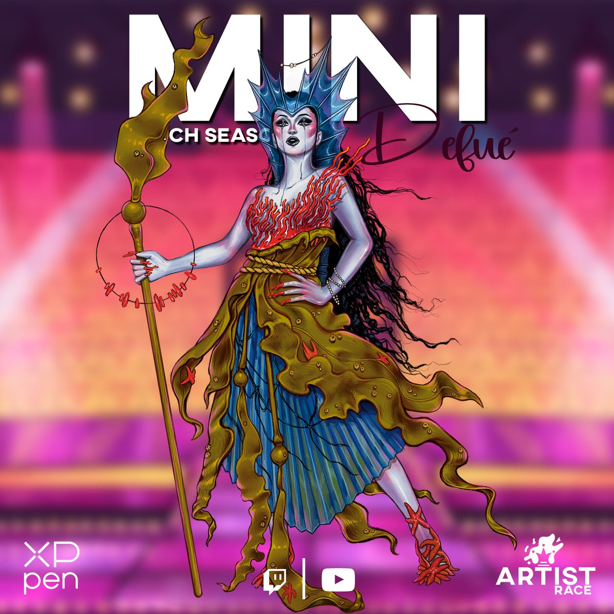 ArtistRace's tweet photo. MINI DEFUÉ ✨

SEA WITCH🧹🪄

Are you #TeamMini? 🔥 https://t.co/IWuy5yBiVg
