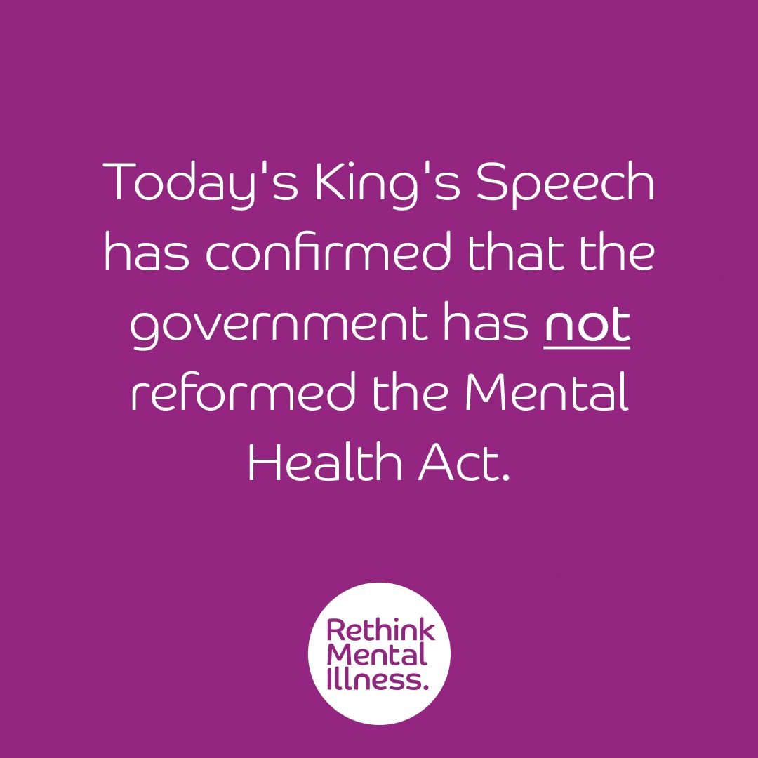 🚨 We are outraged that this government has not followed through on an election promise to reform the Mental Health Act.

We won't stop until this outdated act is changed to better support people who are detained under it 👉 bit.ly/3MvHA8t