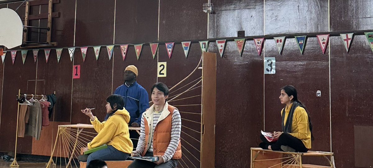 Grades 3-6 <a href="/ISEShrsb/">InglisStreetSchool</a>  watching performance “Newcomers” by Halifax’s Theatre for Young People!
#ourstories