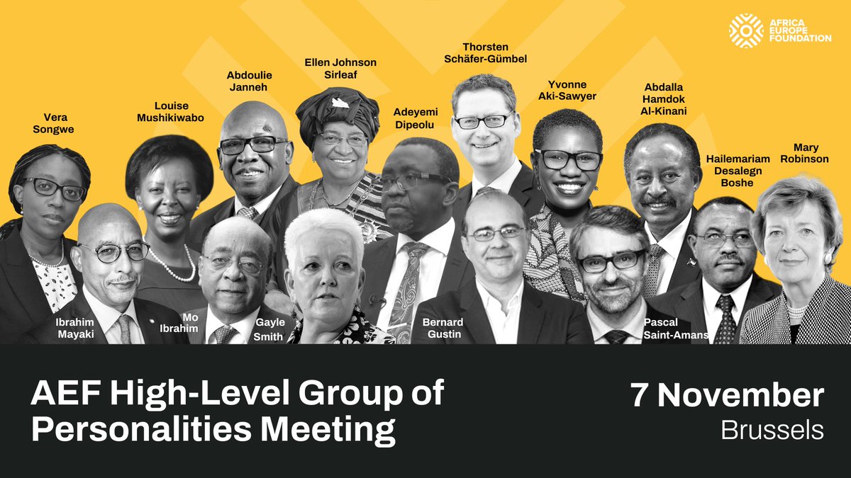 AfricaEuropeFdn's tweet image. 🚨Our HLG members are meeting today to address the complex, sometimes contentious, issues underpinning a transformative AU-EU partnership. These include⤵️

🌍State of the AU-EU Partnership
🍃Climate-Development Nexus
💰Sustainable Finance &amp;amp; combatting #IFFs
🌐Multilateralism &amp;amp; a…