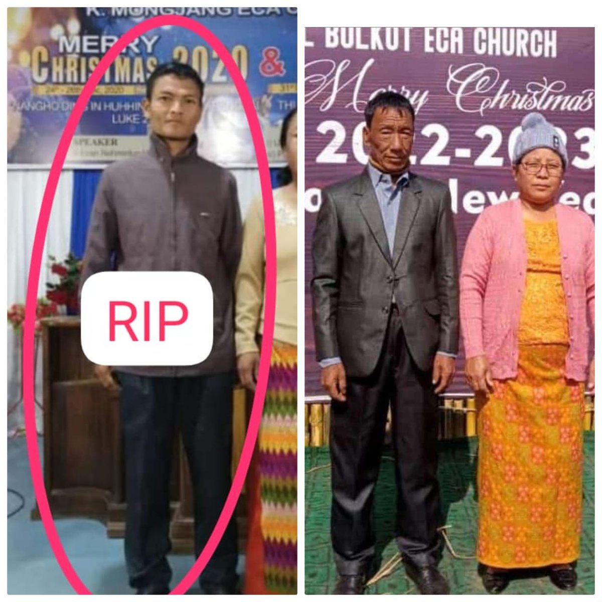 Earlier today's morning, 3 elderly and a driver belonging to Kuki-Zo community took a wrong turn and were abducted by the Meitei Terrorist.

Before the matter escalated further, Central Security Forces posted near the vicinity were able to secure the elderly.

Unfortunately the