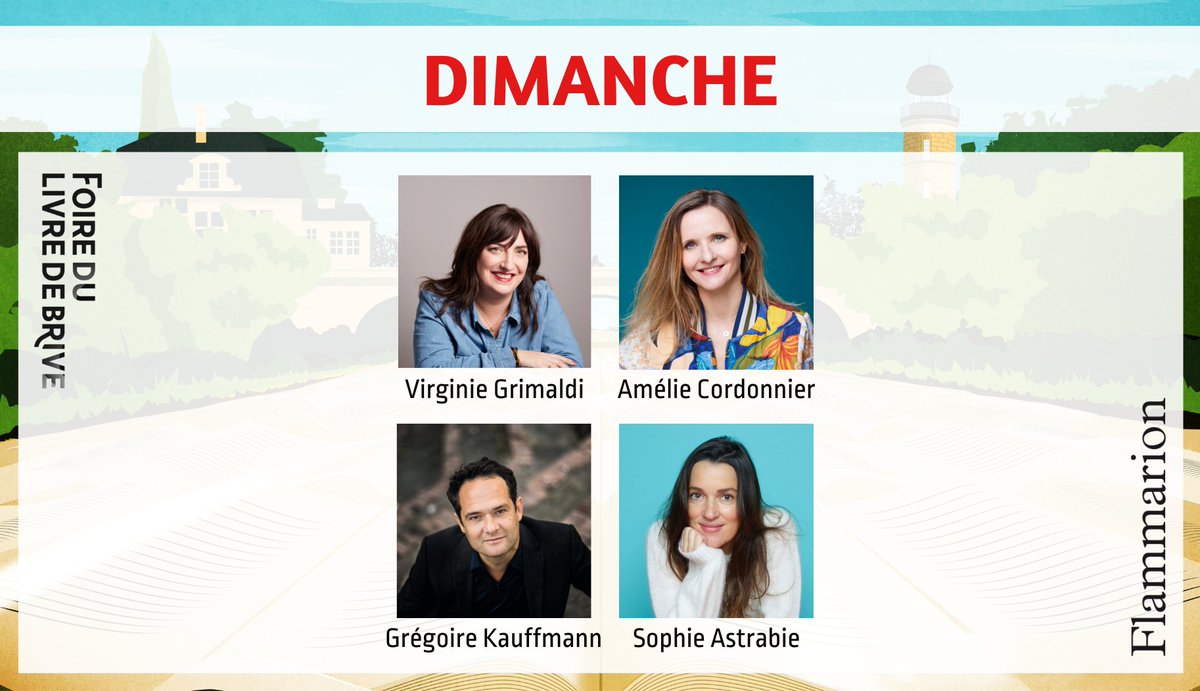 [Foire du livre de Brive] 📖✒ Du vendredi 10 au dimanche 12 novembre venez rencontrer vos auteurs préférés à la 41e édition de la @FoireLivreBrive ! Toutes les informations par ici ➡ foiredulivredebrive.net