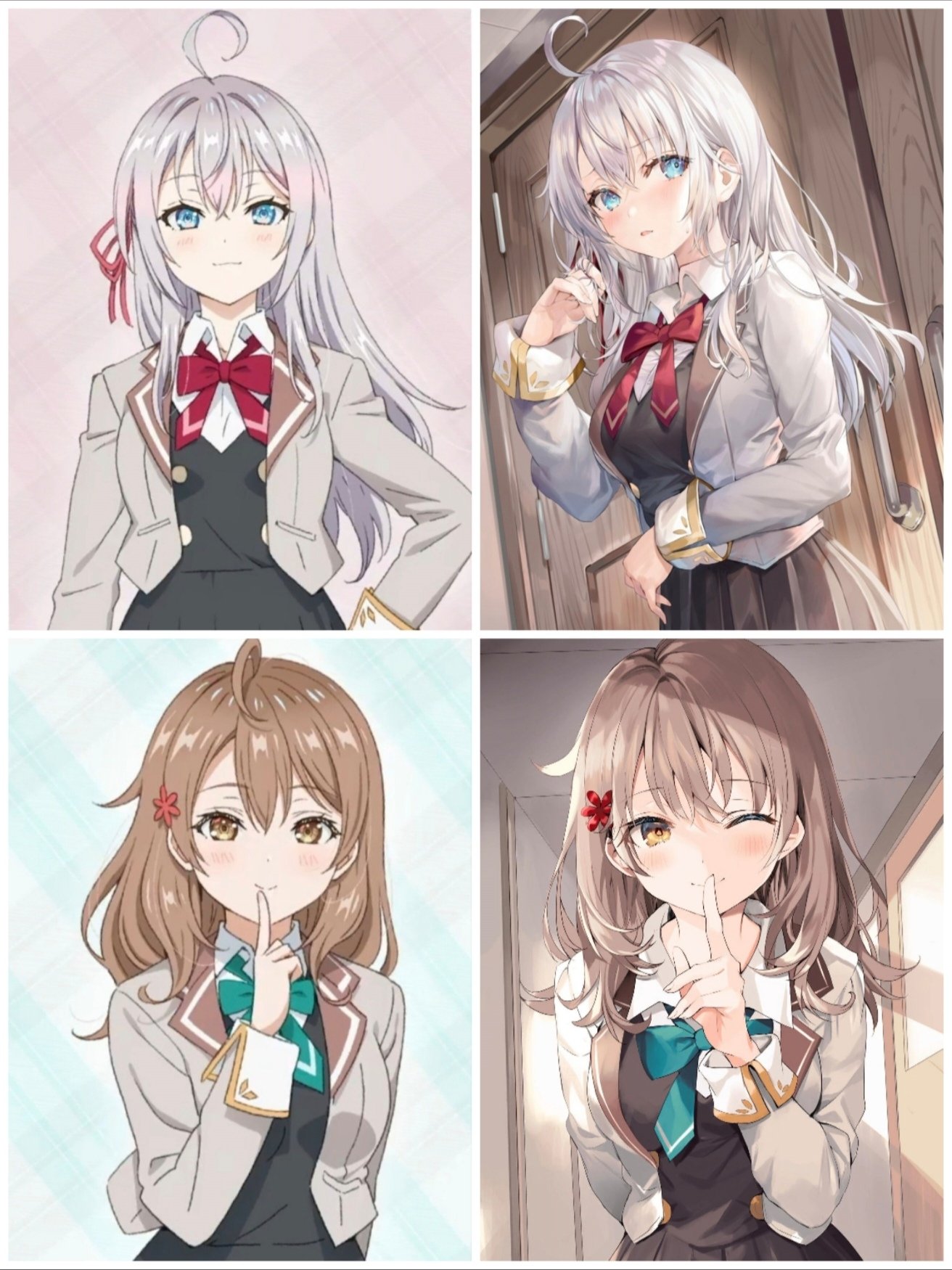 𝓡𝓲𝔁𝓲 🌺 on X: Roshidere character designs ✨ (Anime  Light Novel)  Alya & Masha 🤍🤎 ロシデレ RoshiDere t.coFZ9LcAfjSp  X