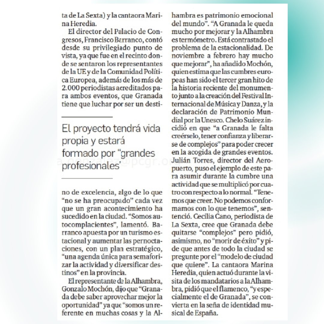 Nace la Agencia #GranadaGlobal, un lobby empresarial para atraer inversiones a Granada, aglutinando bajo la misma marca las potencialidades de la provincia a nivel internacional.

@CCGranada