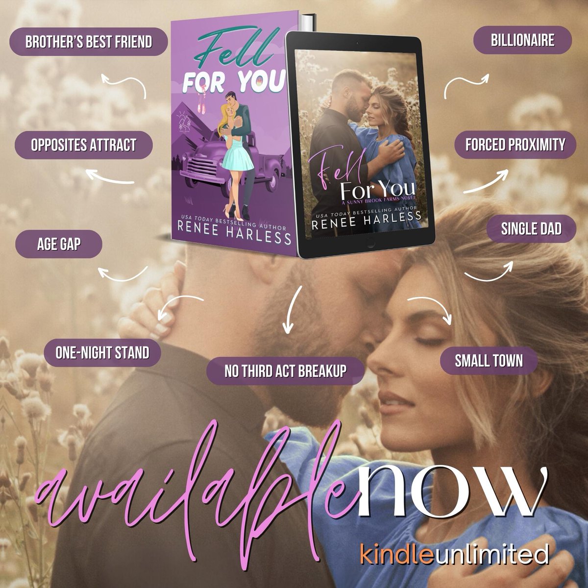 ✨New Book Alert:
FELL FOR YOU by <a href="/Renee_Harless/">Renee Harless</a>!
#OneClickHere
mybook.to/fellforyou
Available in KU
#bookish #theauthoragency