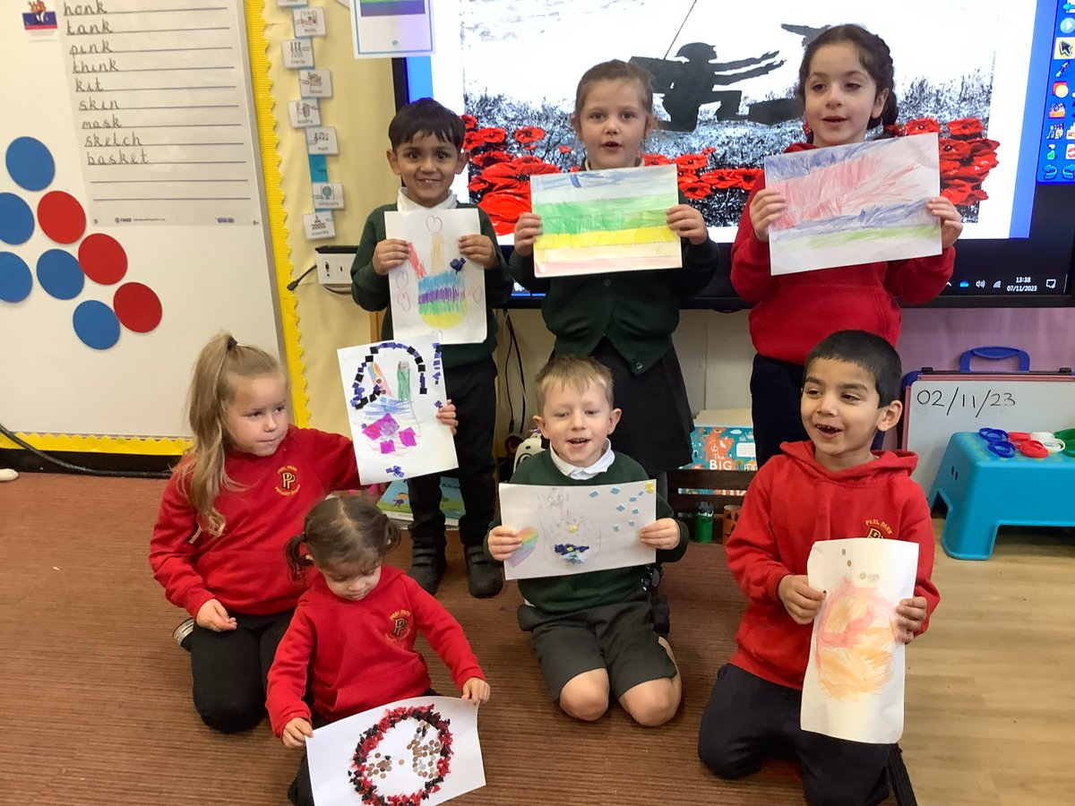 pp_accrington's tweet photo. This week 1W are finding out all about what it means to be at Peace. We have met a new friend called imagine. Here are our Peace symbols. #remembraceweek https://t.co/IvpyzlNlwX