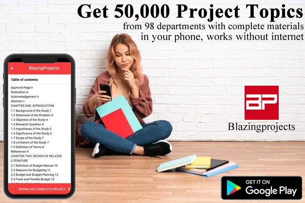 blazingprojects's tweet image. Feeling overwhelmed with your school project? Our guide on managing stress during project work will help you stay calm and focused
Visit blazingprojects.com to choose from over 50,000 project topics
#Blazingprojects #ProjectsApp #ProjectTopics #ProjectMaterials