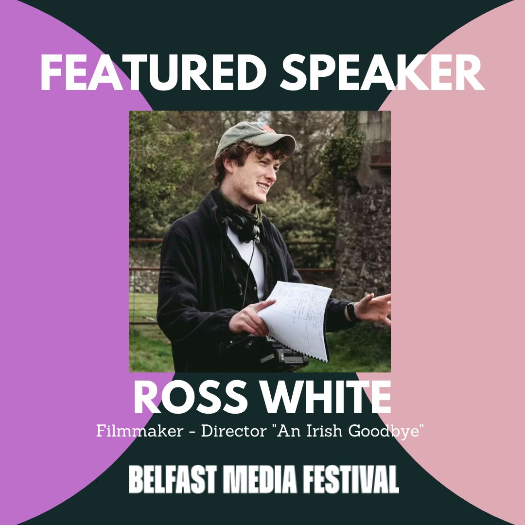 Another great addition to the #BMF23 lineup NEXT WEEK is filmmaker/director Ross White, who's film An Irish Goodbye of course won BAFTA Award for Best British Short Film, Academy Award for Best Short Film (Live Action). Read more - belfastmediafestival.co.uk/schedules/film…