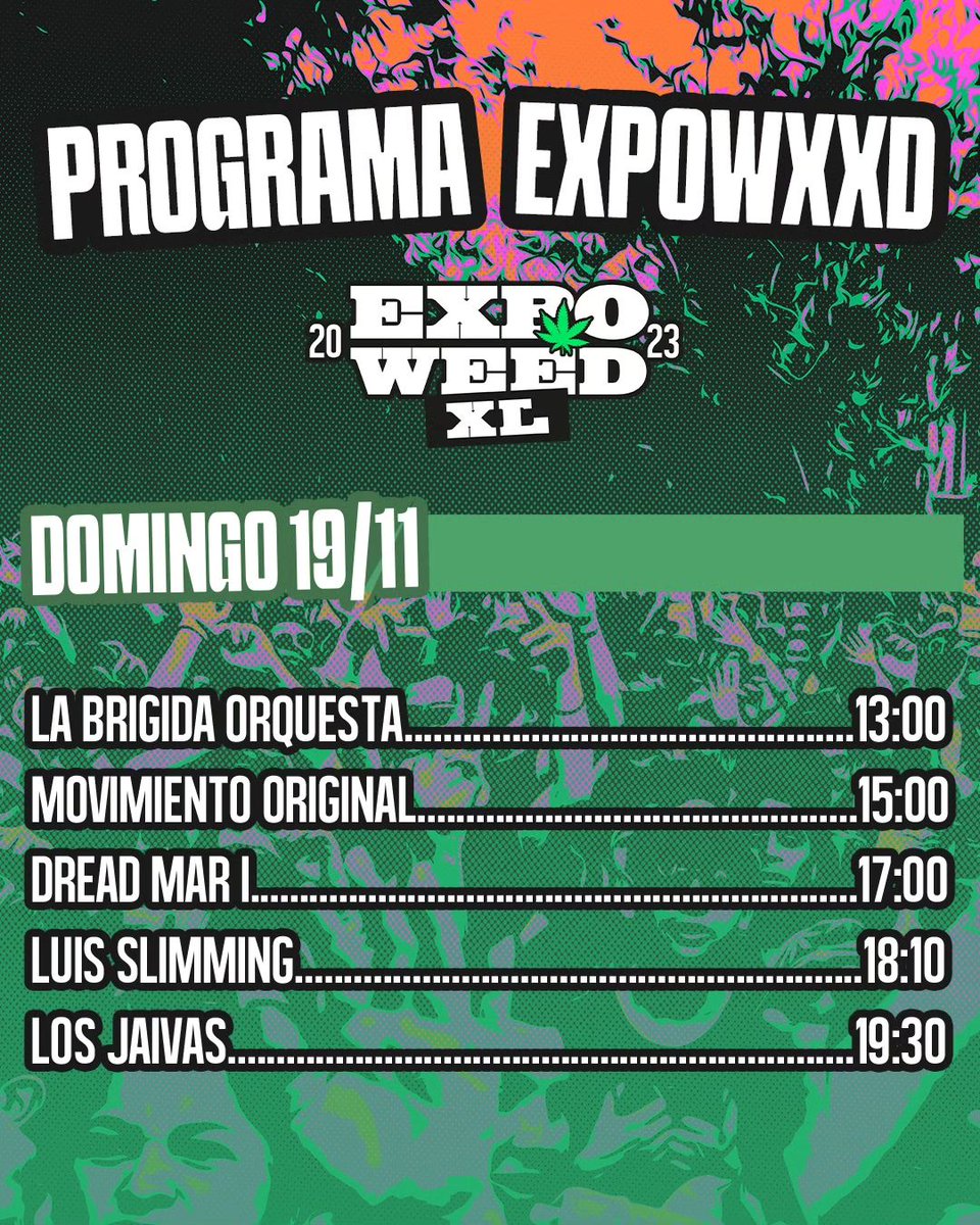 canamochile's tweet photo. 📣 Programa Expowxxd XL 🔥
🕑 Este será el orden y horarios en que se presentará cada artista! 
📌 Ya quedan solo unos pocos días para la IX versión. Asegura tu entrada desde https://t.co/TjLxG5pSHw 👌 https://t.co/bJKmx1Z5ia