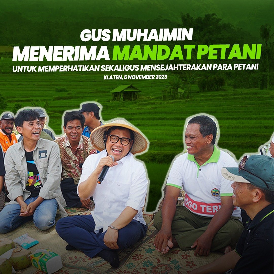 lis_saidah's tweet photo. *Adil, Makmur, Sejahtera*
#AMINBelaPetani
#AnisMuhaimin2024

@cakiminNOW
@DPP_PKB https://t.co/X5PXWq2mIH