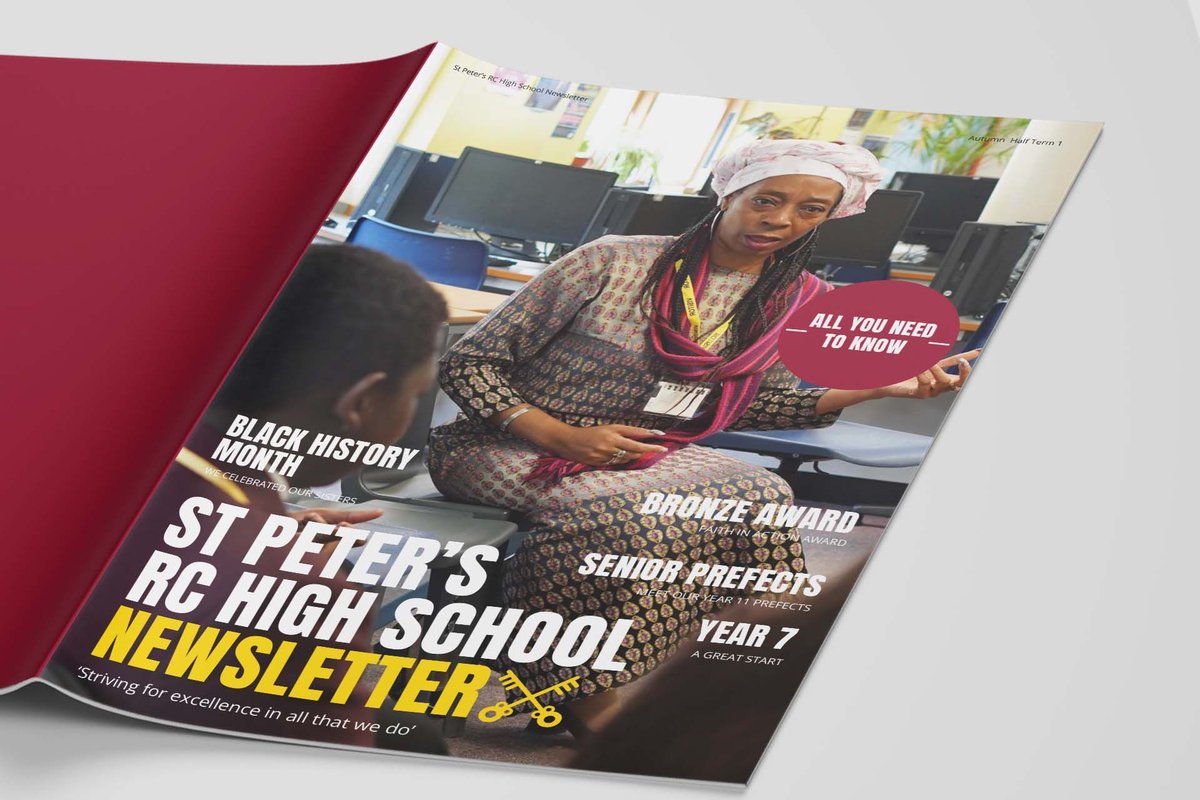 StPetersUK's tweet photo. Stay up to date with the latest news at St Peter's High School by checking out our newest newsletter on the school's website. https://t.co/yQp40B3ikp
Don't forget to follow us on social media for regular updates. #schoolnews #autumnupdates #stpetersuk https://t.co/91i0Vjb9hj