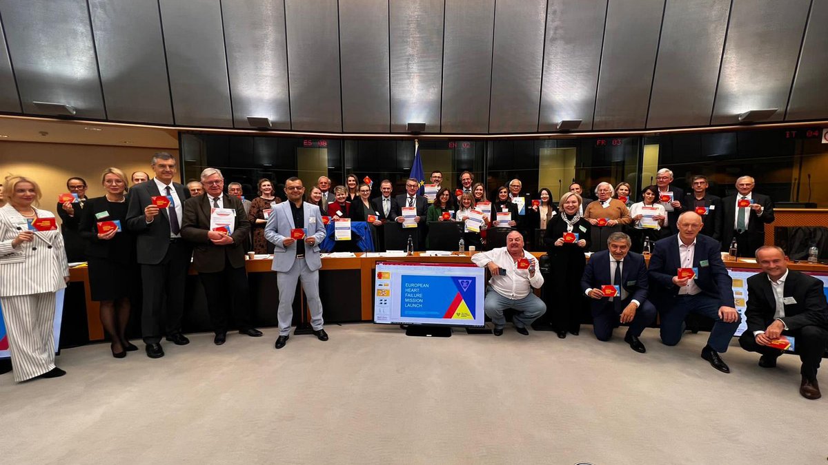 Last month, we gathered over 50 #HeartFailure representatives from 15 countries at the European Parliament in support of the European #HeartFailureMission.

Join us in driving forward policy change across the EU.