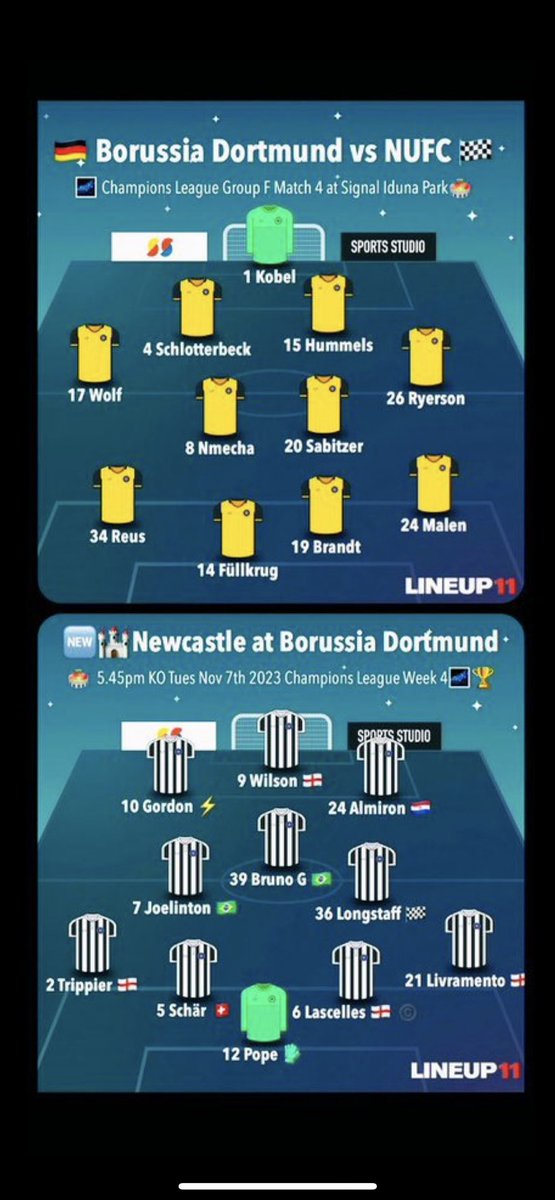 footiepassion's tweet photo. 🌌⚽️ 🗞️ @ChampionsLeague Preview – @NUFC At @BVB  — Magpies Can Kick It Like Kane &amp; Triumph In Germany

https://t.co/8DYb4tMc9z

New #NUFC #BORNEW📰via @Medium by @UltraStarTime✍️

🏆 @UEFA CL Group F MatchWeek 4
🏟️Signal Iduna Park🇩🇪⏱️5.45pm🇬🇧KO
Ref: A. Hernandez 🇪🇸VAR: Grande🚩 https://t.co/StCX8HWmpZ