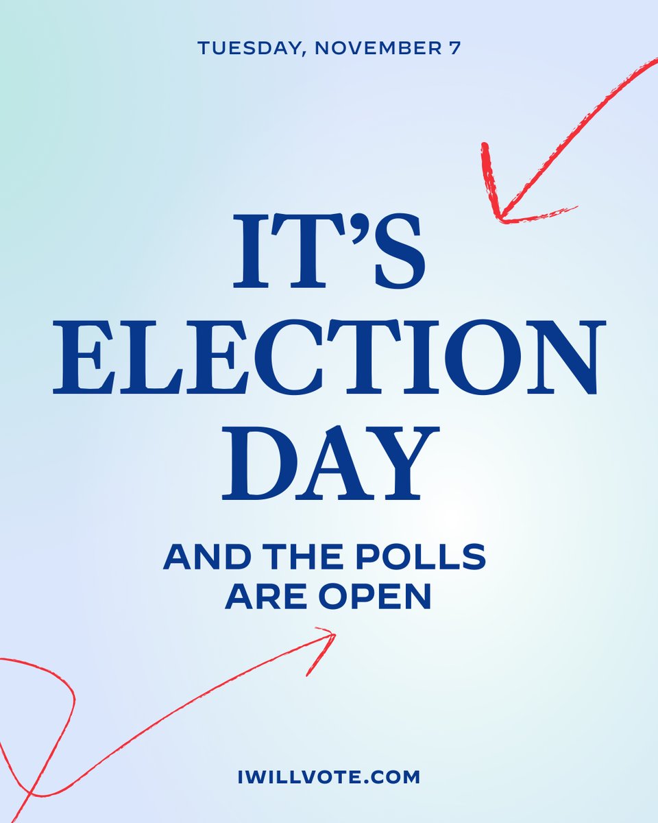 It’s Election Day in states across the country. You can make a difference in this election. Check IWillVote.com to confirm your polling place and go vote.