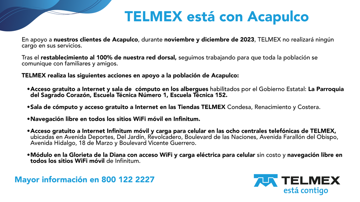 Teléfonos de México tweet media