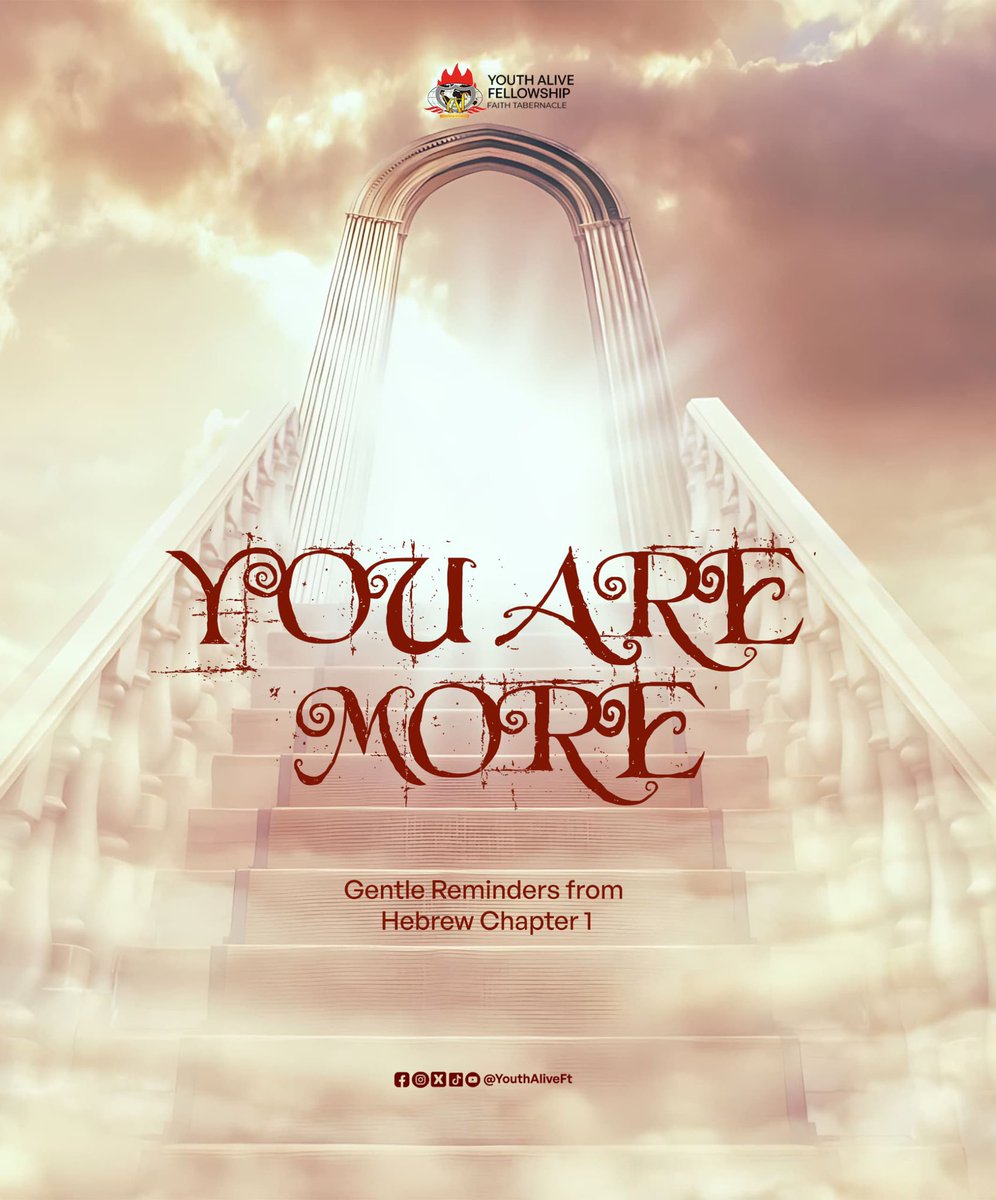 youthaliveft's tweet photo. Somebody scream “I am MORE”!!

#BibleStudy #Tuesdayword https://t.co/cm5rAjwHth
