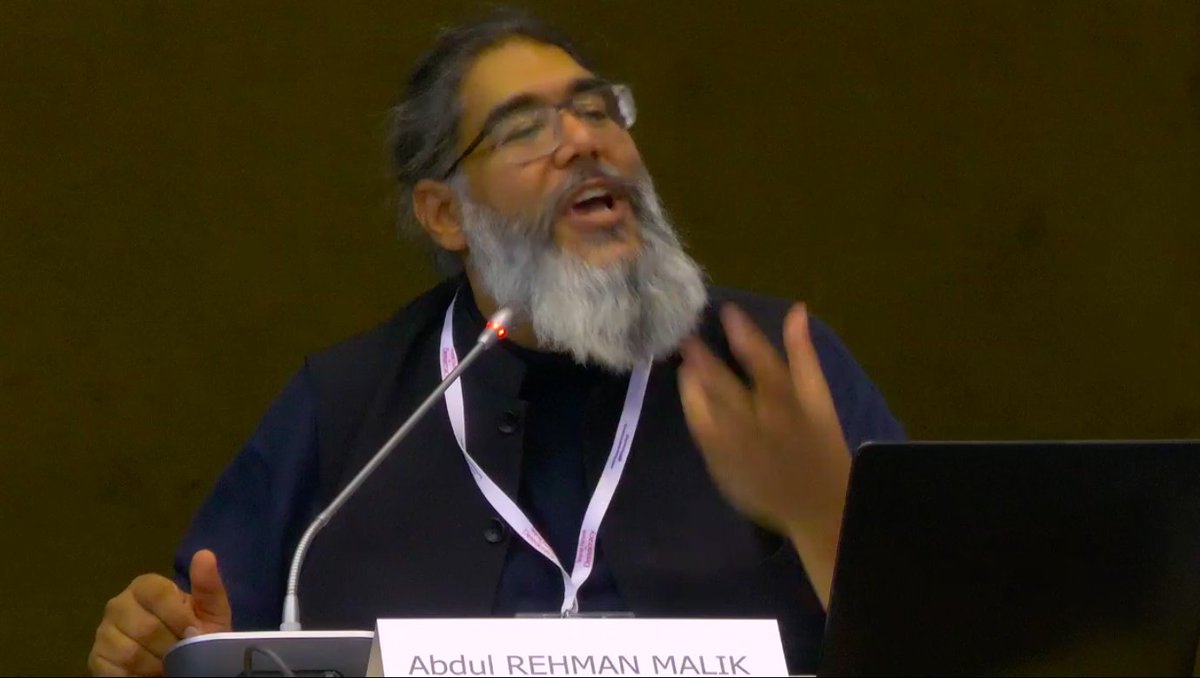 CERITA Co-Founder Abdul-Rehman Malik speaking about our storytelling, dialogue, and peacebuilding project at the Council of Europe's World Forum For Democracy a #coe_wfd