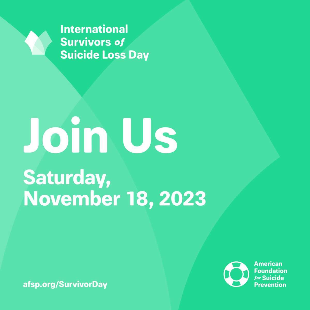 Join us in supporting suicide loss survivors and honoring loved ones lost to suicide. At #SurvivorDay, we find solace in shared memories and a safe haven to express our grief. Sign up: afsp.org/survivorday